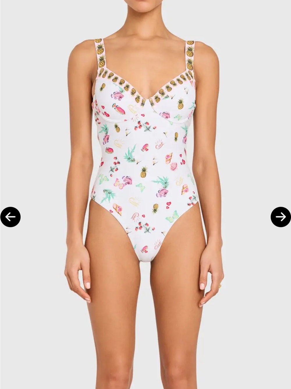 Amanda Uprichard Printed One Piece